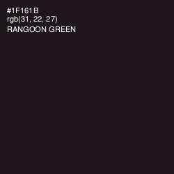 #1F161B - Rangoon Green Color Image